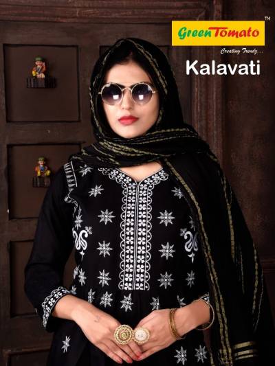 KALAVATI BY GREEN TOMATO READYMADE SUIT WHOLESALER IN INDIA
